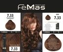 FemMas Haarfarbe Mıttelblond Gold Intensiv (7.33) 100ml