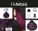 FemMas Haarfarbe Mıttelblond Vıolett Intensıv (7.22) 100ml