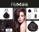 FemMas Haarfarbe Hellbraun Mahagonı (5.5) 100ml