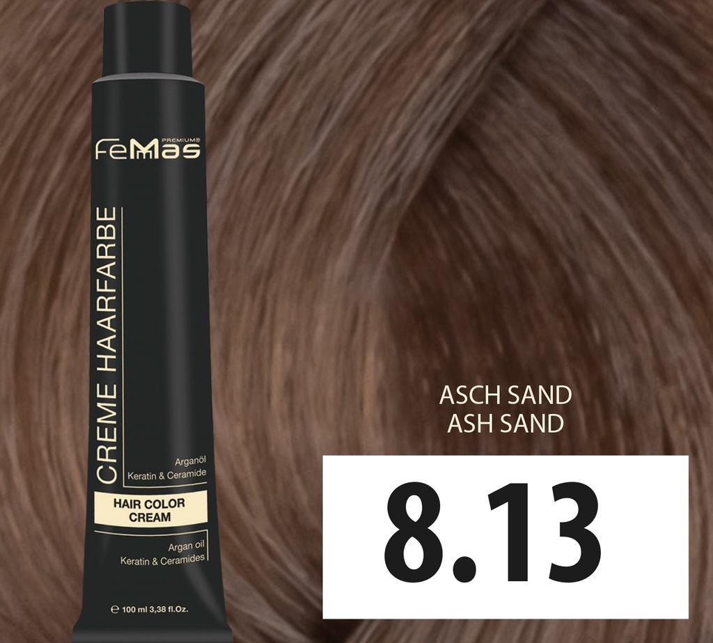 FemMas Haarfarbe Asch Sand (8.13) 100ml