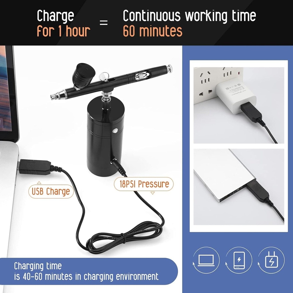 Bate Beauty Spitzpistole/Airbrush Set