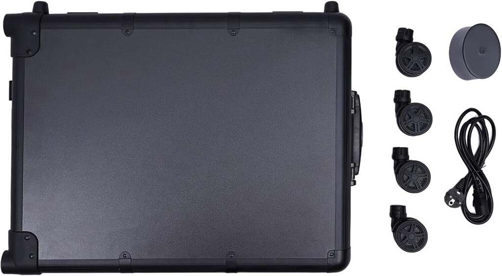 Bate Schminkkoffer Trolley Mit LED-Spiegel, Bluetooth-Lautsprecher Eva L