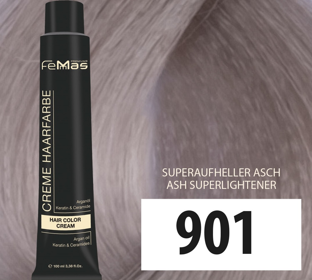 FemMas Haarfarbe Superaufheller Asch (901) 100ml