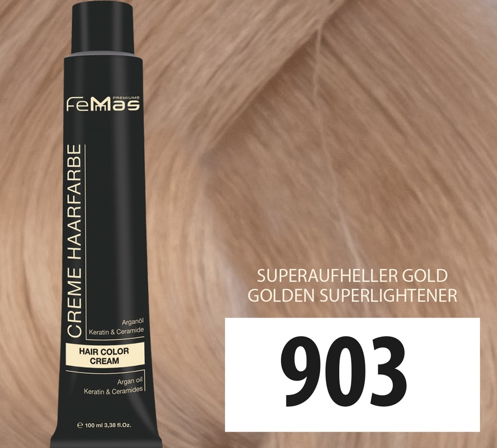 FemMas Haarfarbe Superaufheller Gold (903) 100ml