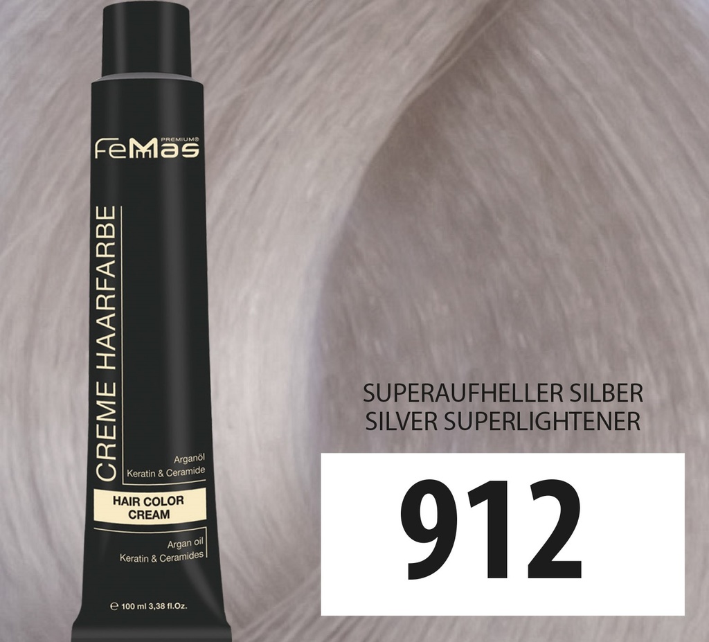 FemMas Haarfarbe Superaufheller Sılber (912) 100ml