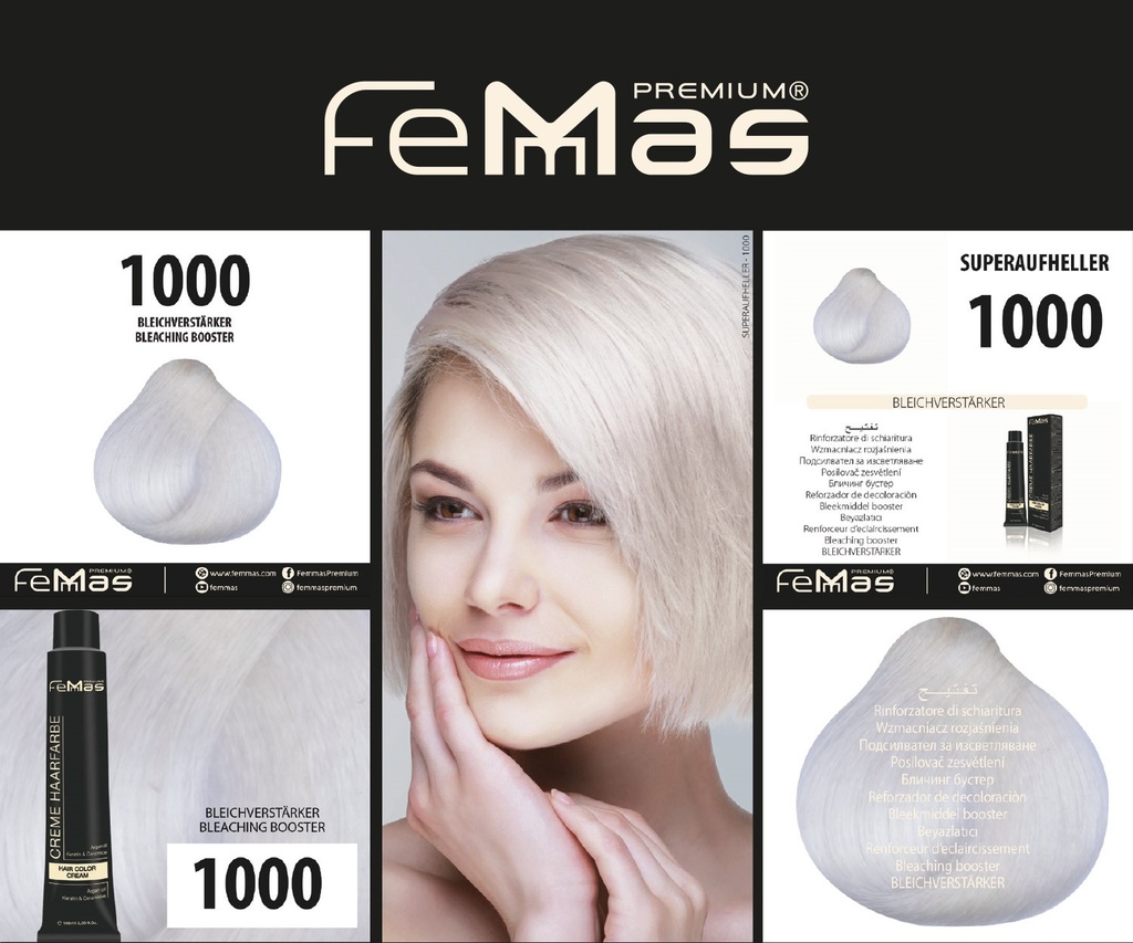 FemMas Haarfarbe Bleıchverstarker (1000) 100ml