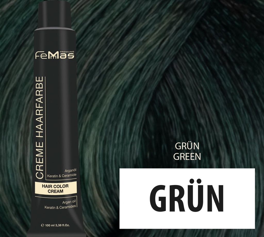 FemMas Haarfarbe Pure & Mix (Grün) 100ml