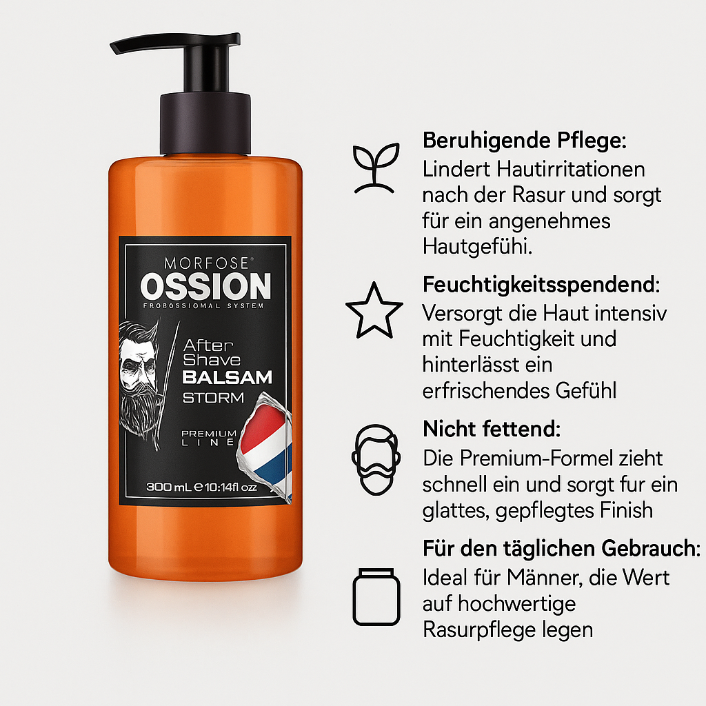 Ossion Elixir After Shave Balsam Storm (Orange) 300ml