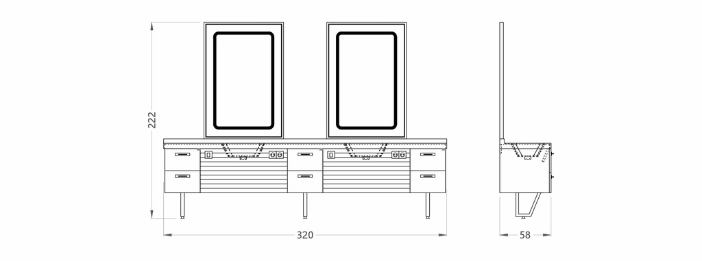 Alpeda Odin Grey Herren Bedienungsplätze