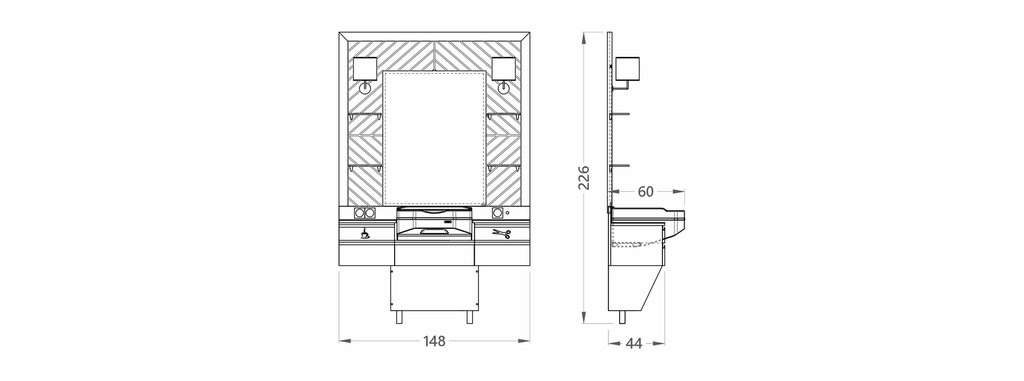 Alpeda Active Man Herren Bedienungsplätze