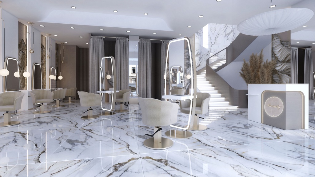 Alpeda Boho Wall Damen Friseur Spiegel