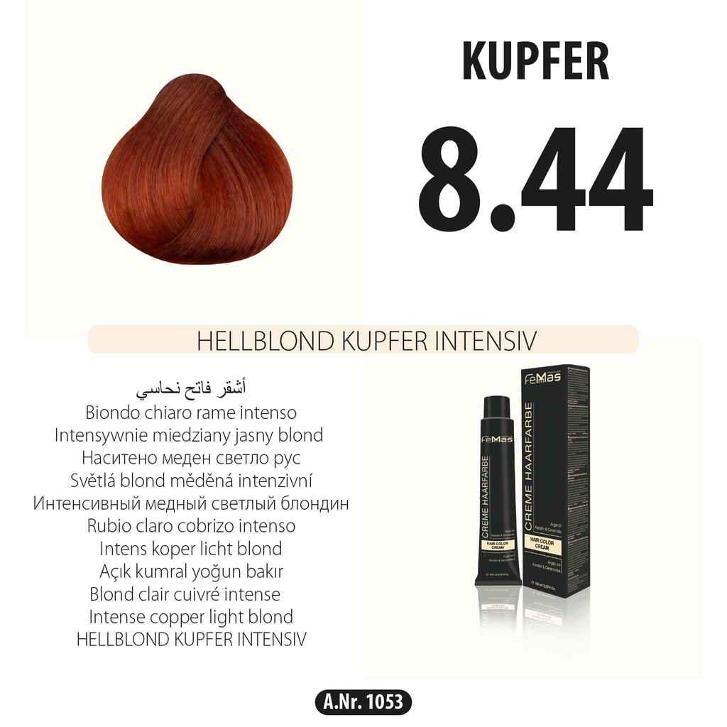 Femmas (8.44) hair color copper intensive 100ml