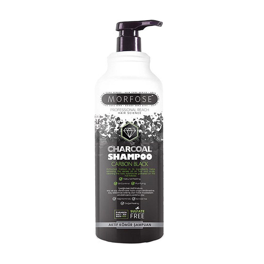 Morfose Charcoal Shampoo Carbon Black 1000ml