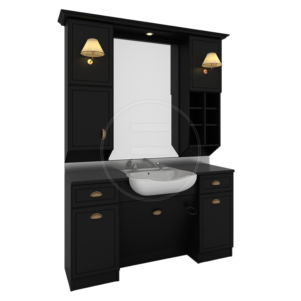 Alpeda-Casual Man Barber Station Unit