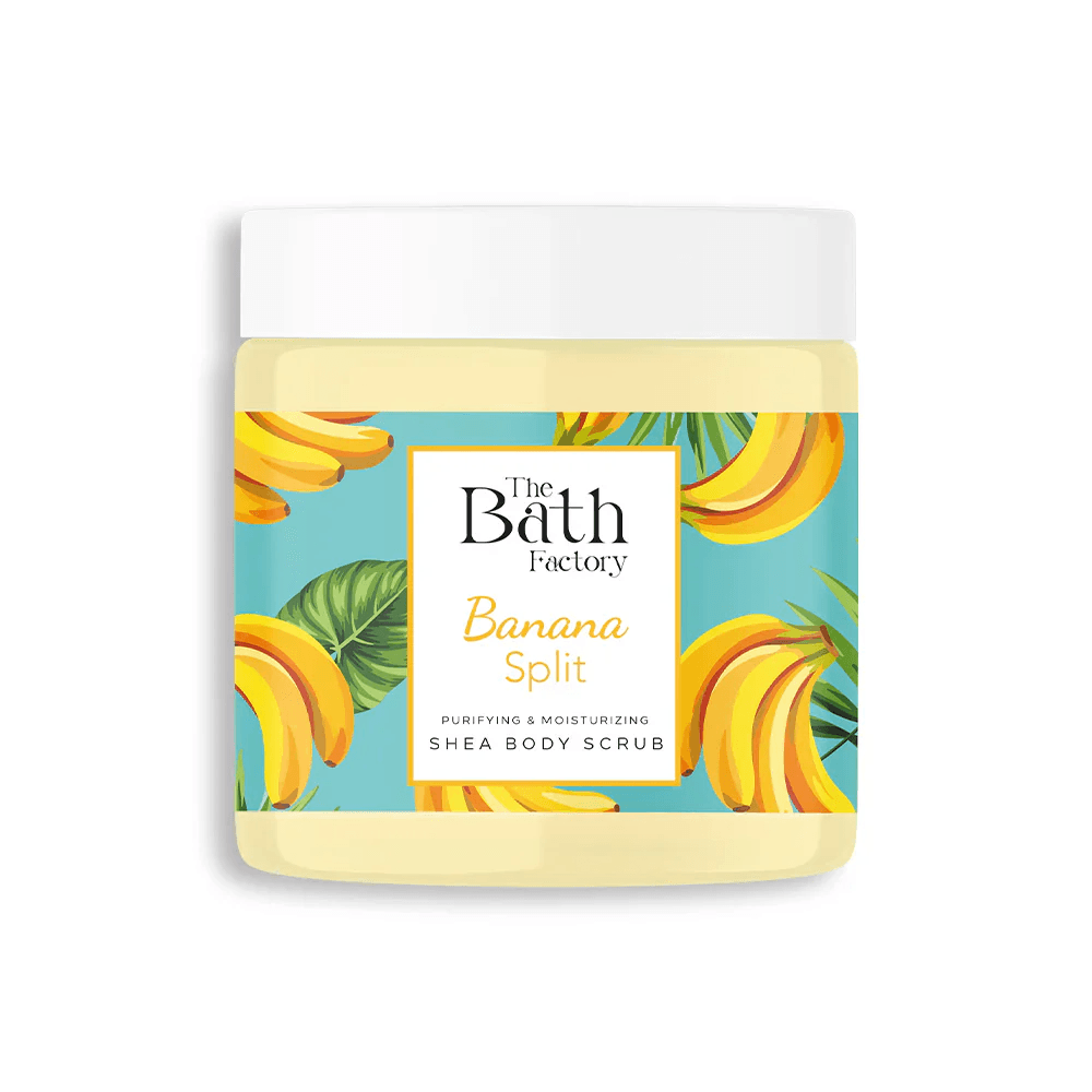 The Bath Factory Banana Split Shea Körperpeeling 300g
