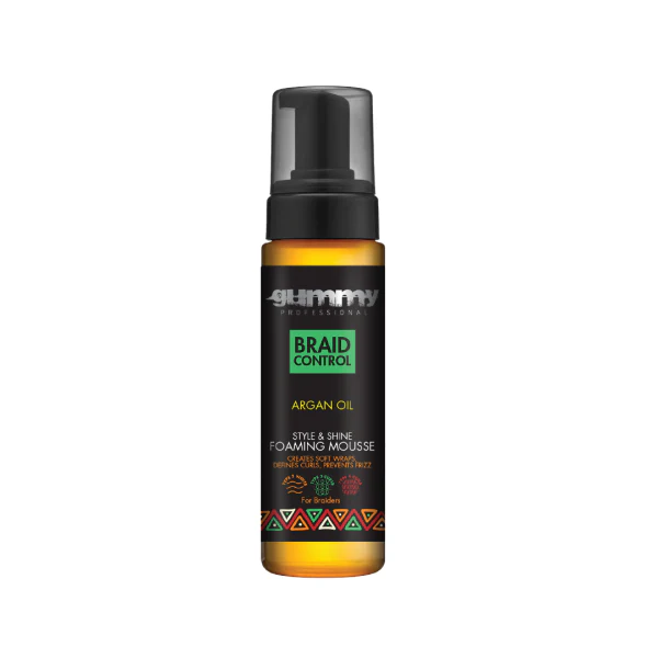 Gummy Braid Control Schiuma Argan 6,8 oz / 200 ml