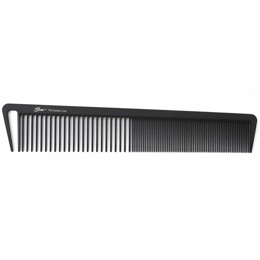 Peigne de coupe de cheveux professionnel en carbone Bate (06940)