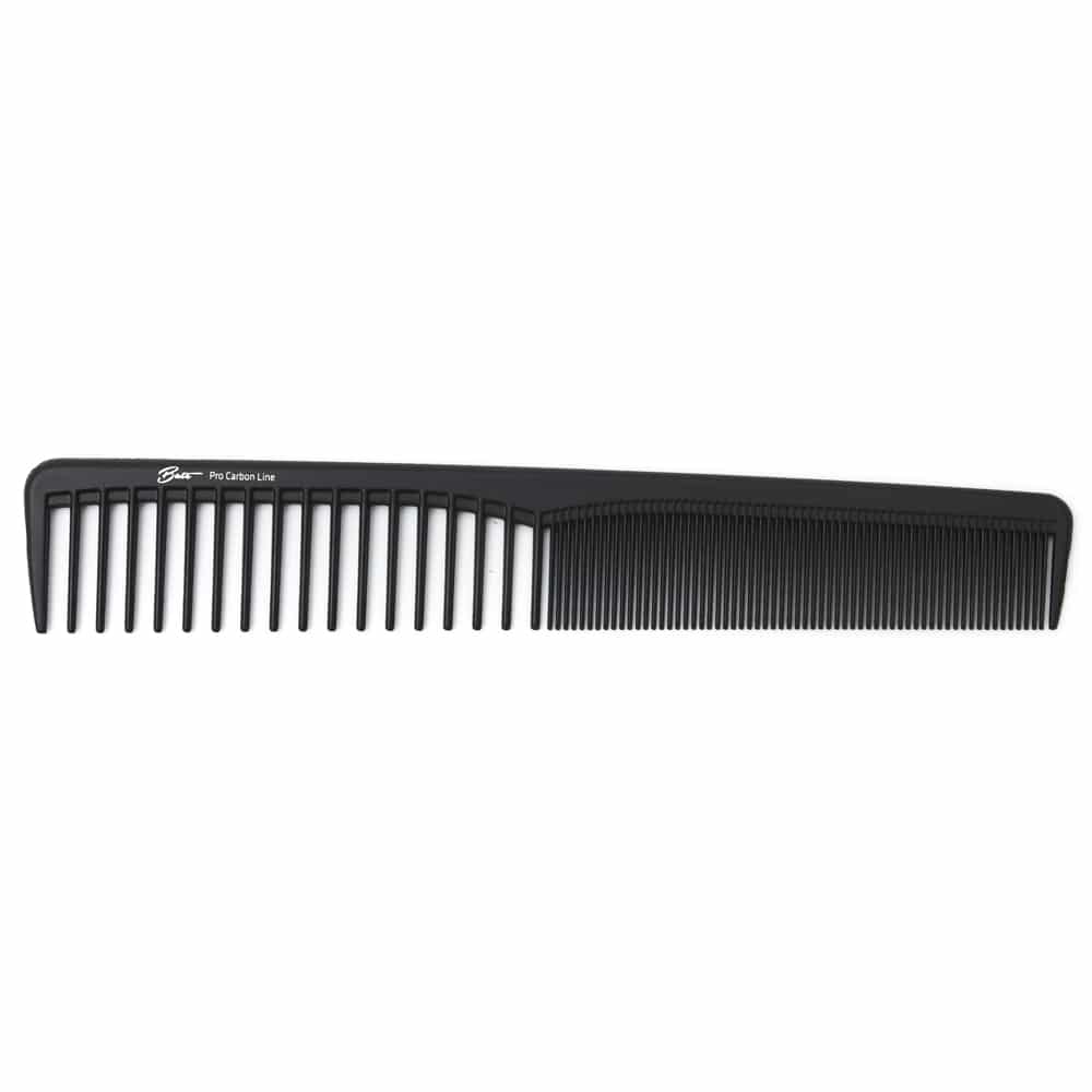 Peigne de coupe de cheveux professionnel en carbone Bate (06924)