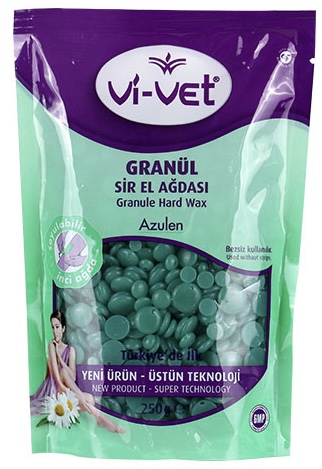 Vivet Granule Hard Wax 250 g Azulen Refill