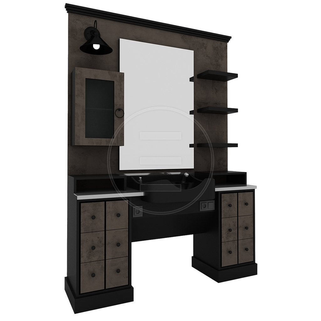 Alpeda-New Majesty Barber Station Unit