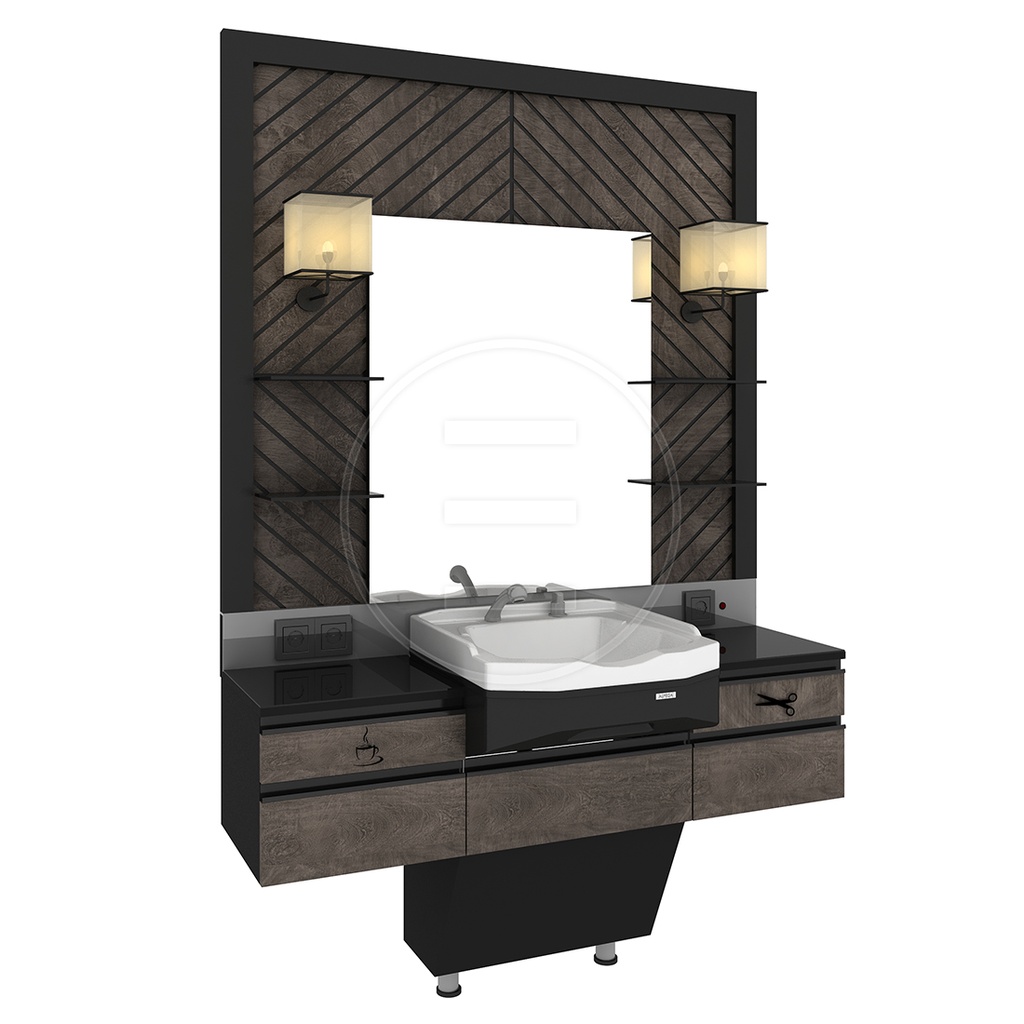 Alpeda-Active Man Barber Station Unit