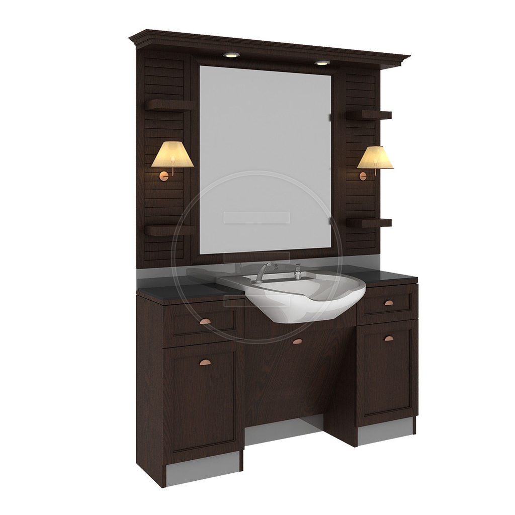 [ALP:410] Alpeda-Classic Man Ls Barber Station Unit