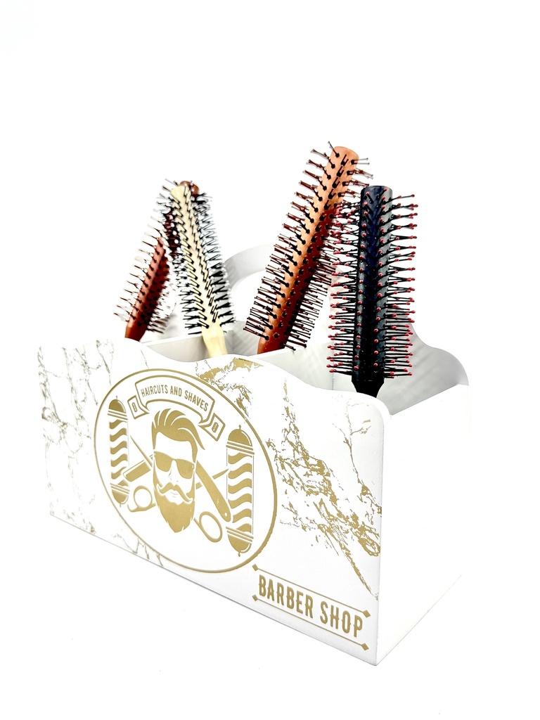 [BTC-8040] Bate Barbershop Scherenhalter Blanc BTC-8040