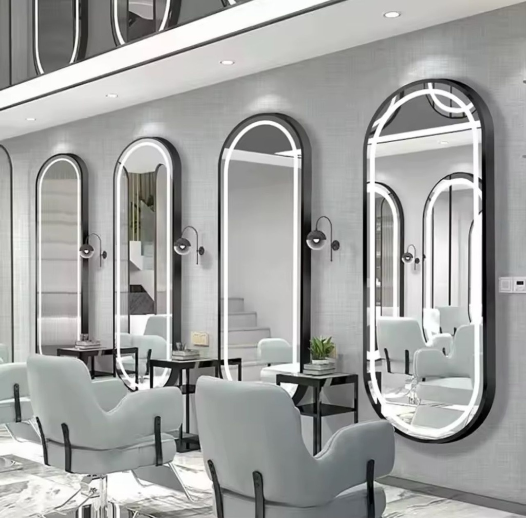 Bate 170*80 mirror with frame BLACK THM-03