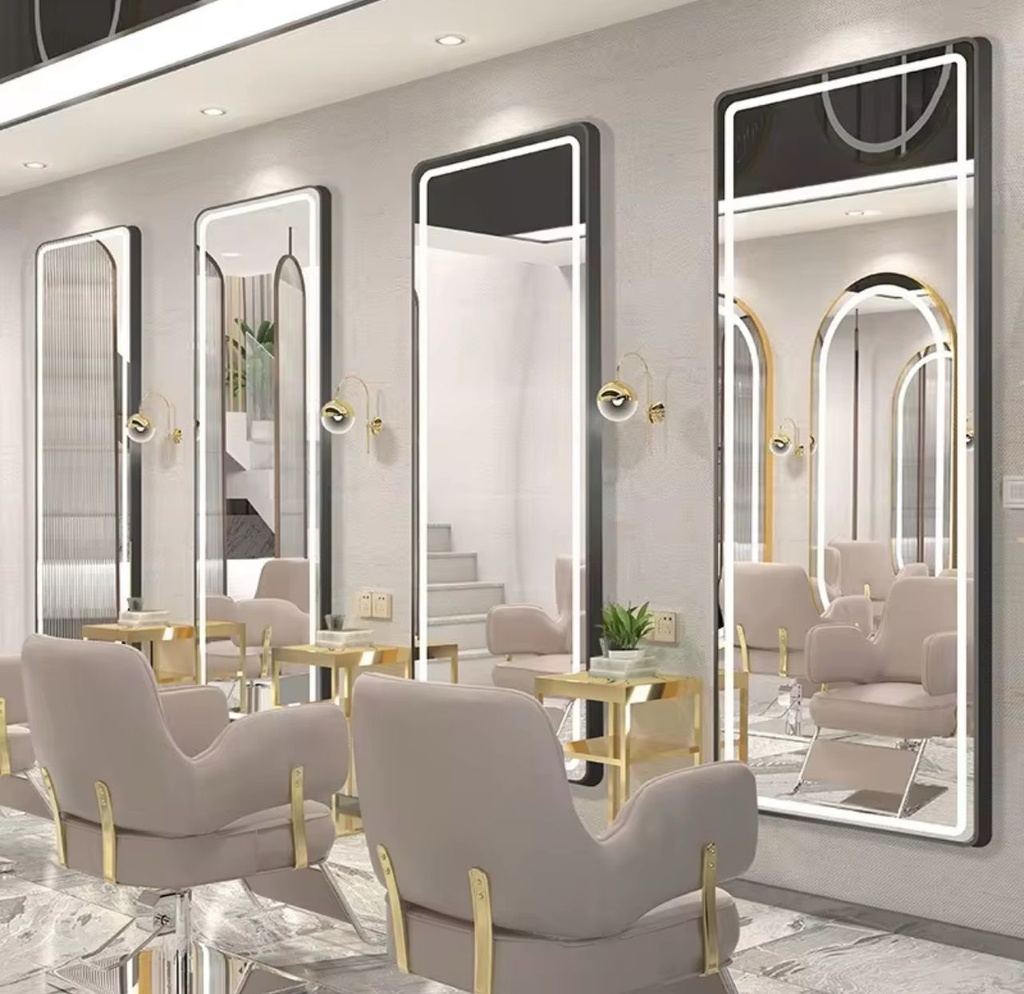 [THM-08] Bate 170*80 Spiegel mit Rahmen Schwarz THM-08