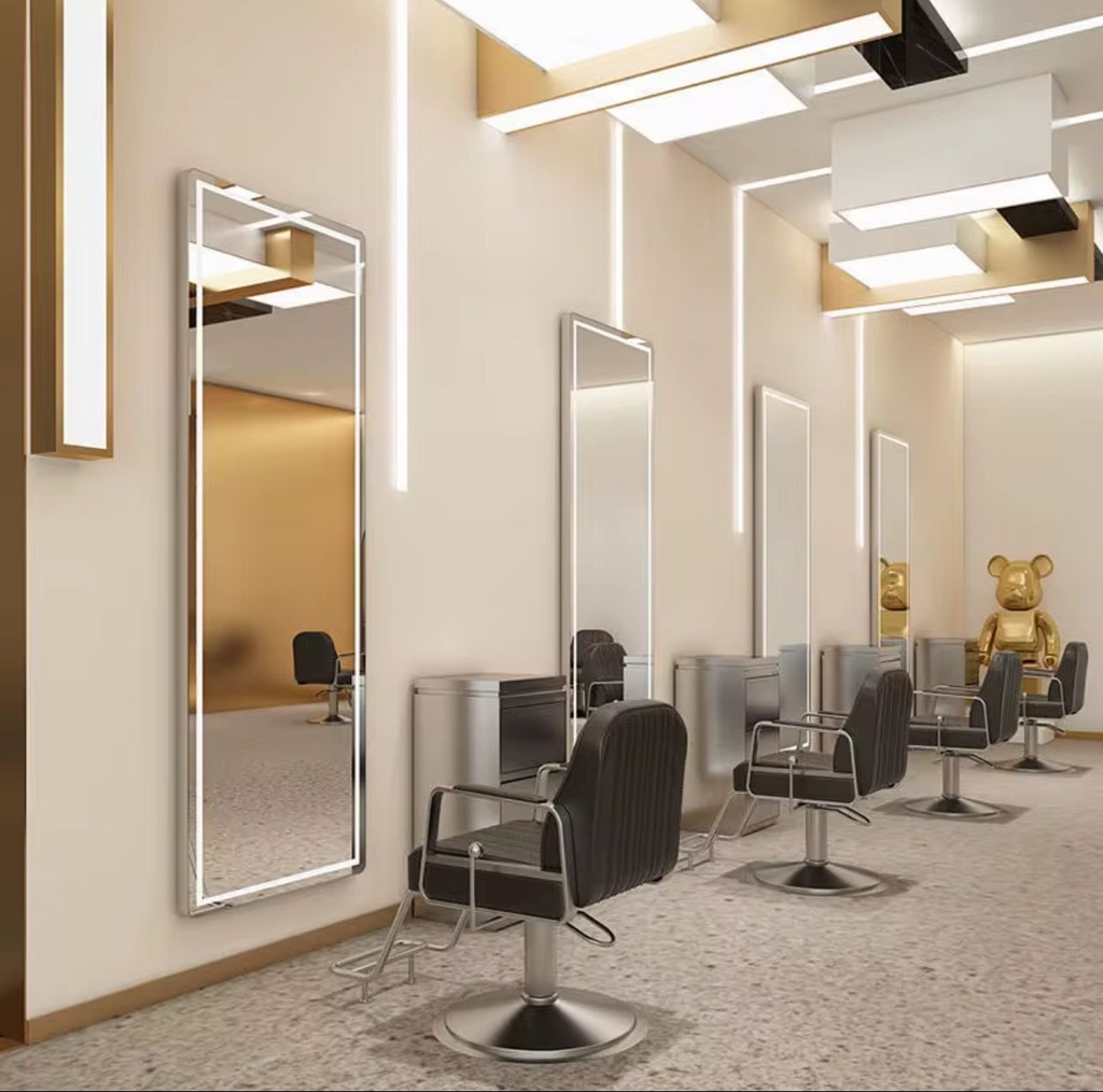 [THM-06] Specchio Bate 170*80 con cornice argento THM-06