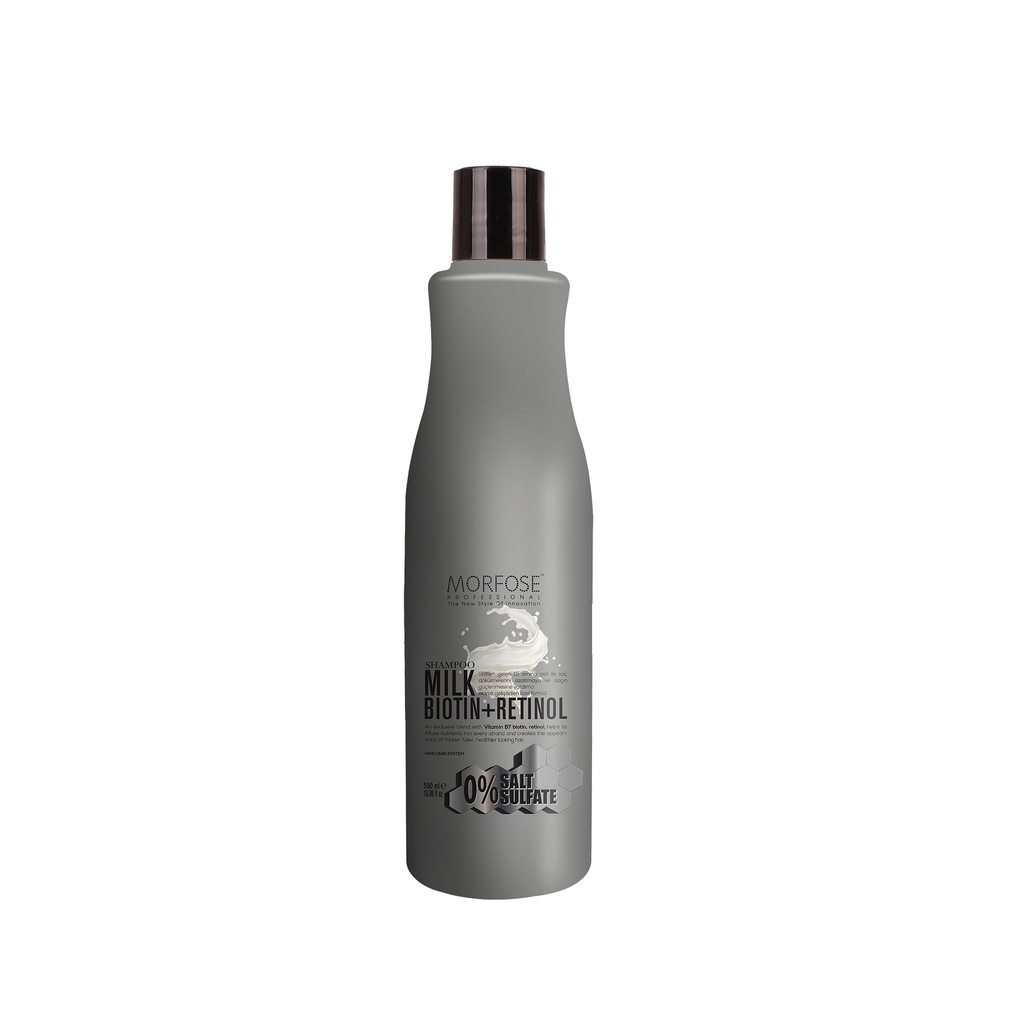 Morfose Milk Biotin + Retinol  Shampoo 500 ml