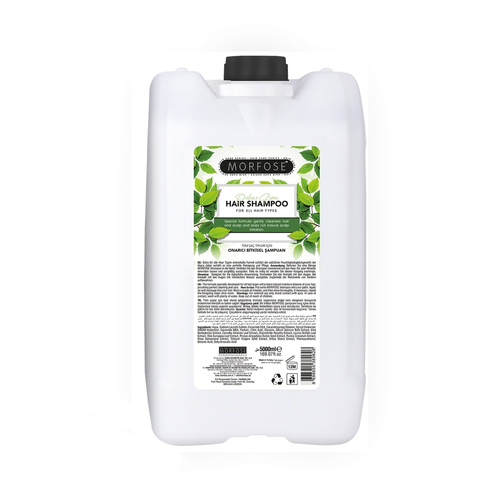 Morfose Deluxe Shampoo for Green Hair 5000 ml