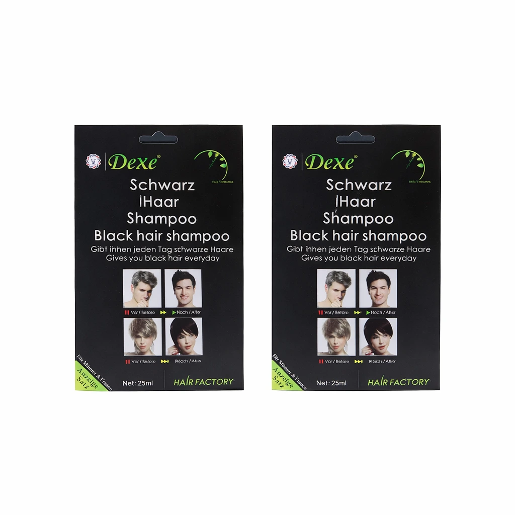 Dexe Black Hair Shampoo 2 Stück