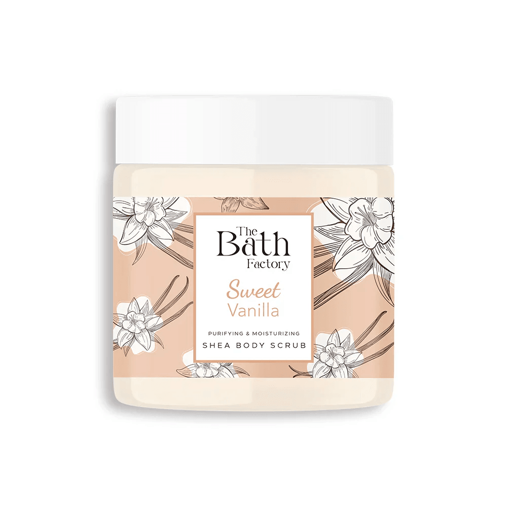 [TBF-03] The Bath Factory Vanille Shea Körperpeeling 300gr