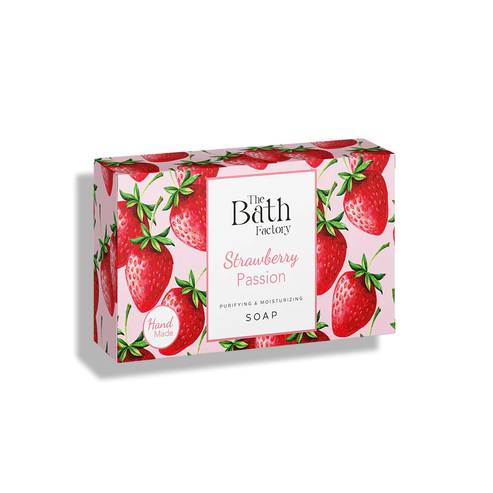 [TBF-06] The Bath Factory Hand Gesichts und Körperseife Erdbeere