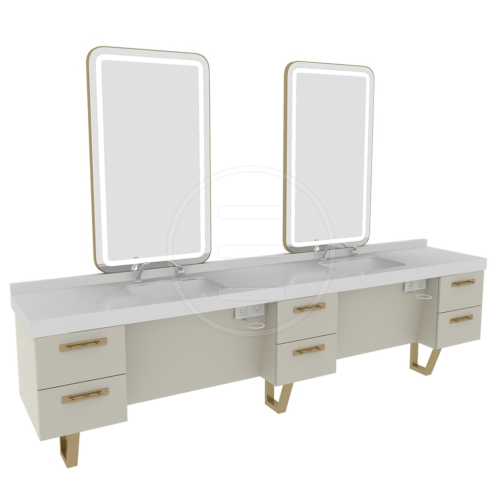 [AP658] Unité de station de coiffure Alpeda-Steller Man