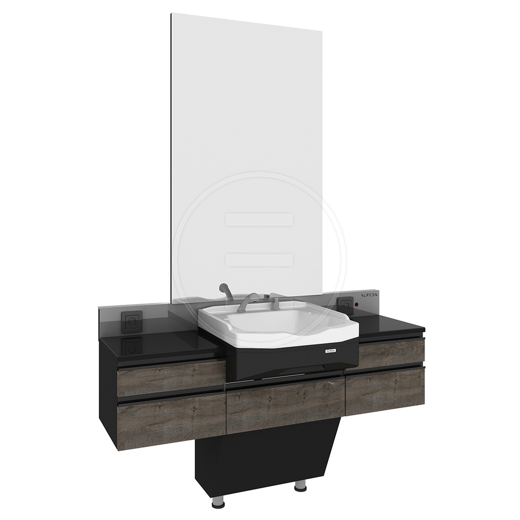 [AP7791] Alpeda-Active Man Sports Barber Station-Einheit