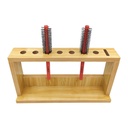 Bate Scissor & Brush Holder Wooden Stand 01
