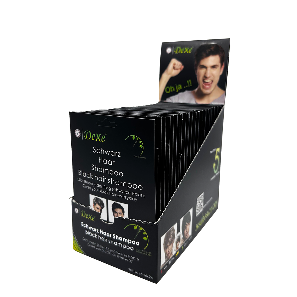 Dexe Schwarz Haar Shampoo  25 ml*24