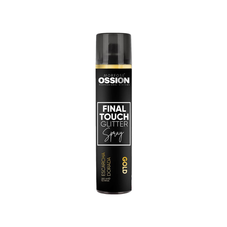[1100013569] Ossion Final Touch Glitter Spray Gold 300ml