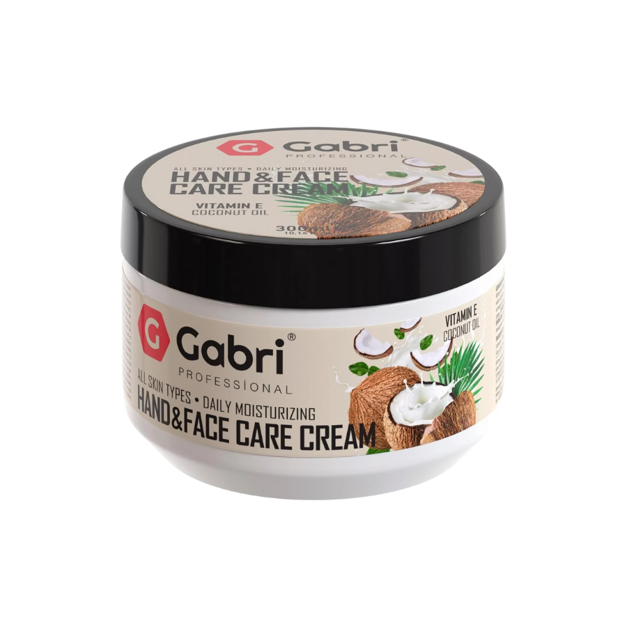 [GHF-01] Gabri Hand & Face Care Cream -Coconut Oil (300ml) 