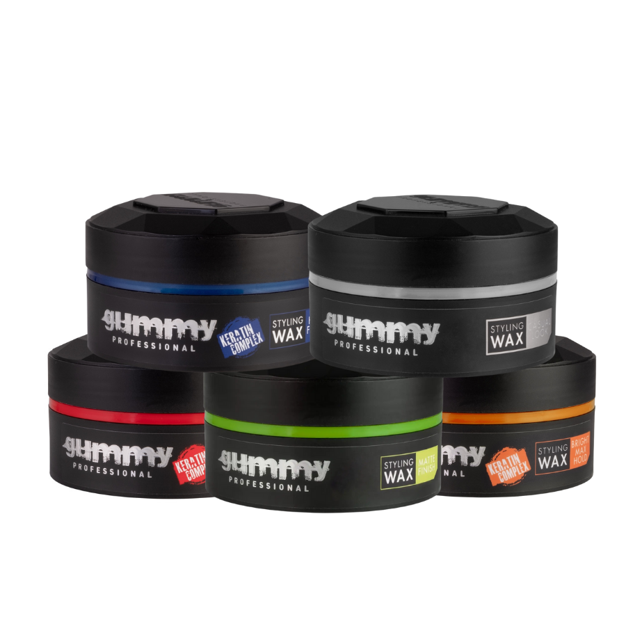 Gummy Wax Set -Matte Finish-Bright Max Hold-Hard Finish-Ulra Hold- Casual Look 150ML-