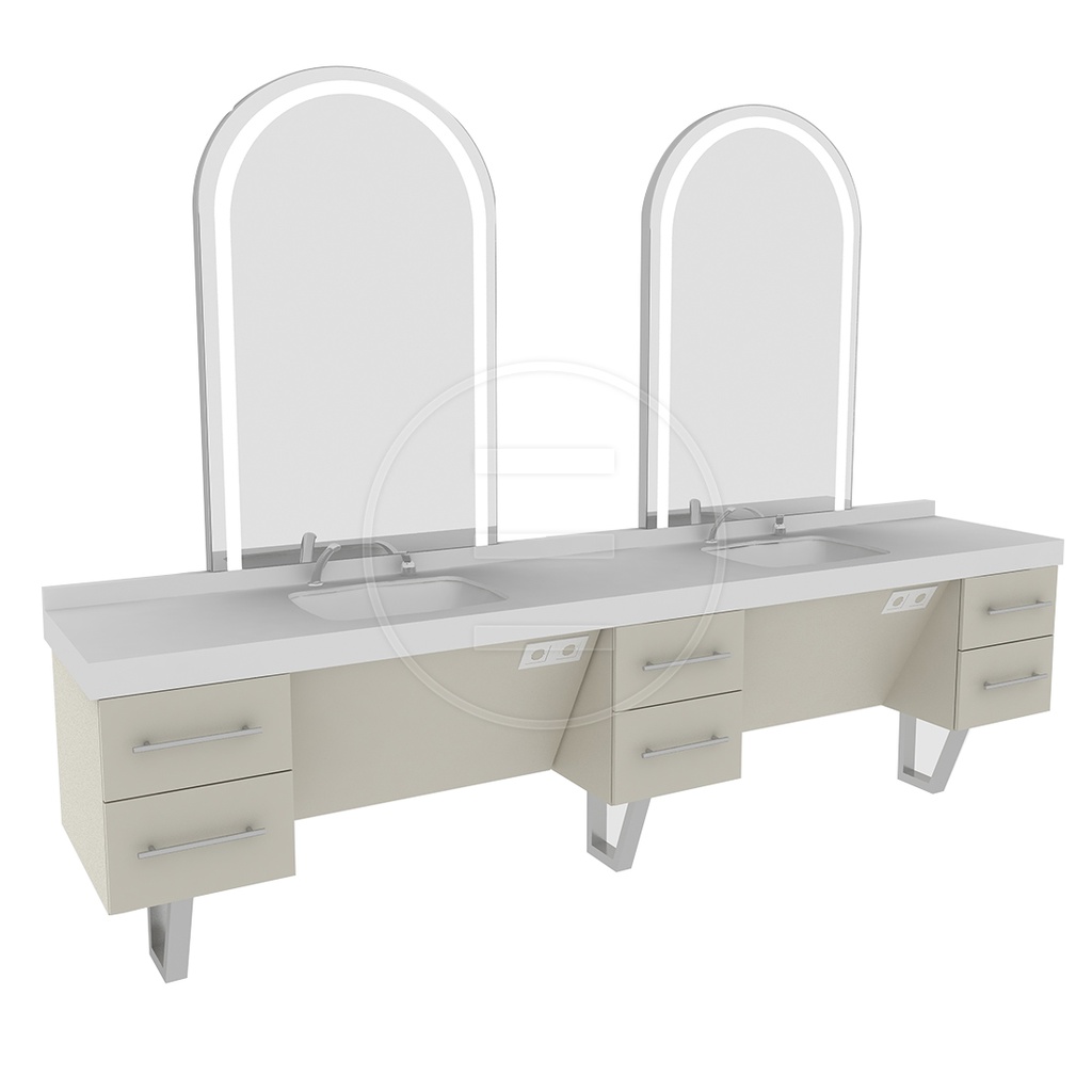 [AP-2202] Alpeda-Dune (p.p) Barber Station Unit