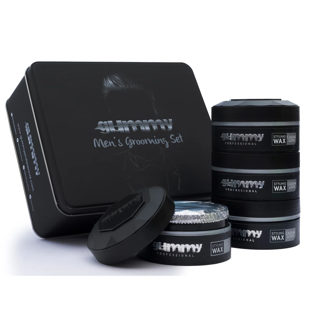 [Gummy Set-09] Gummy Professional Grooming Box Styling Wax Casual Look150 ML (x4