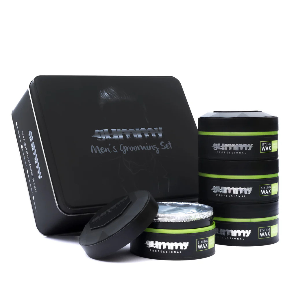 [Gummy Set-13] Gummy Professional Grooming Box Styling Wax Matte Finish 150 ML (x4)
