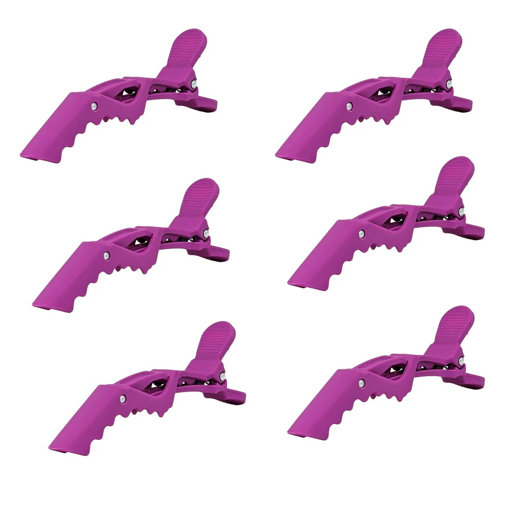 Crocodile-Fermaglio per capelli 6 pezzi