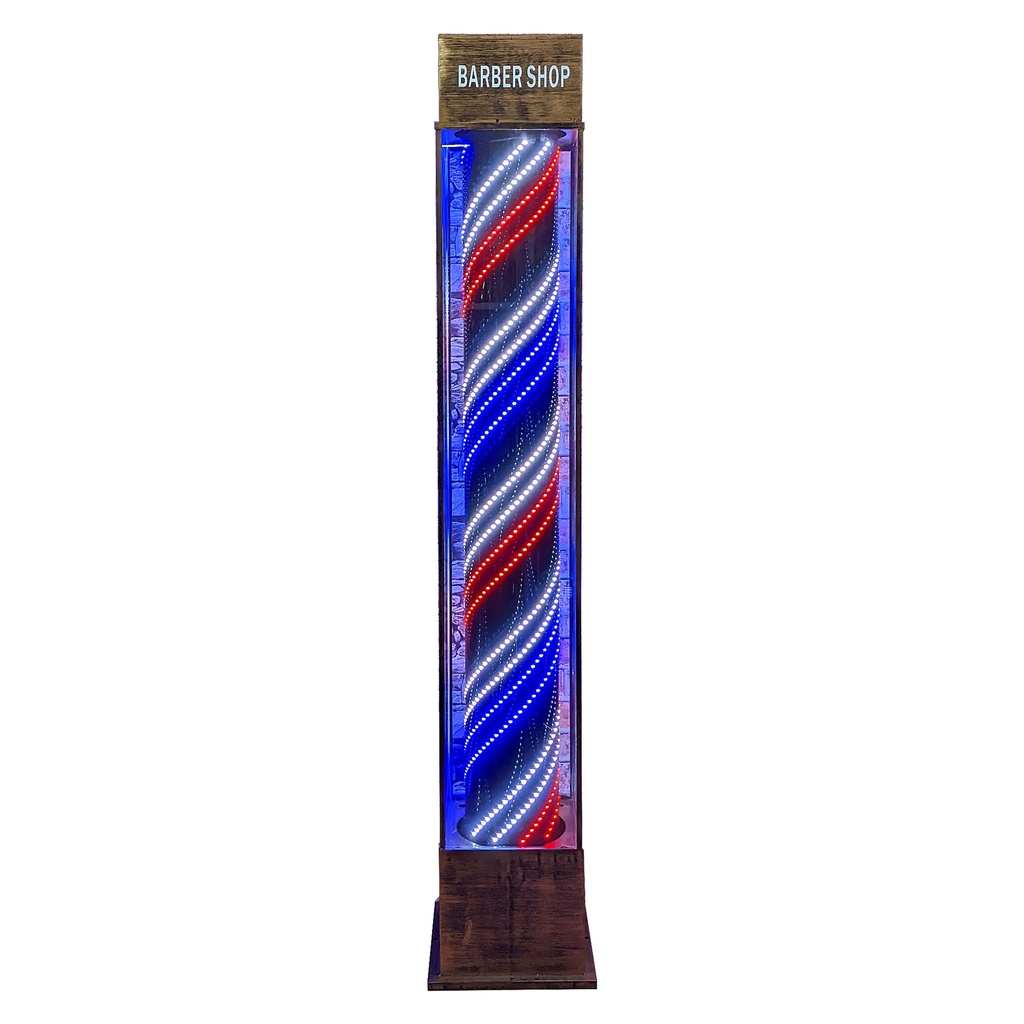 Bate Barber Pole Lampe 225cmx35cm Gold