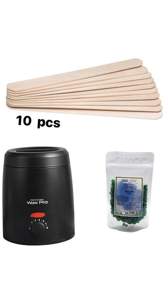 [mor.0147] Set Bate Mini Wachswärmer Azulen da 100 gr