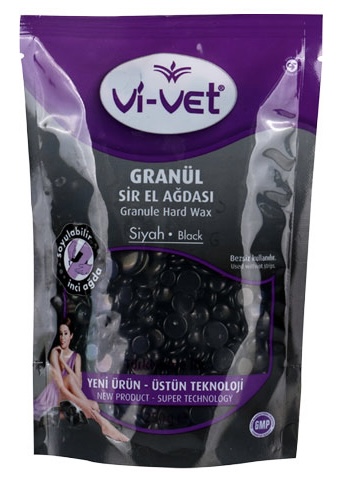[Vivet180] Vivet Granulat Hartwachs 250gr Schwarz Nachfüllung