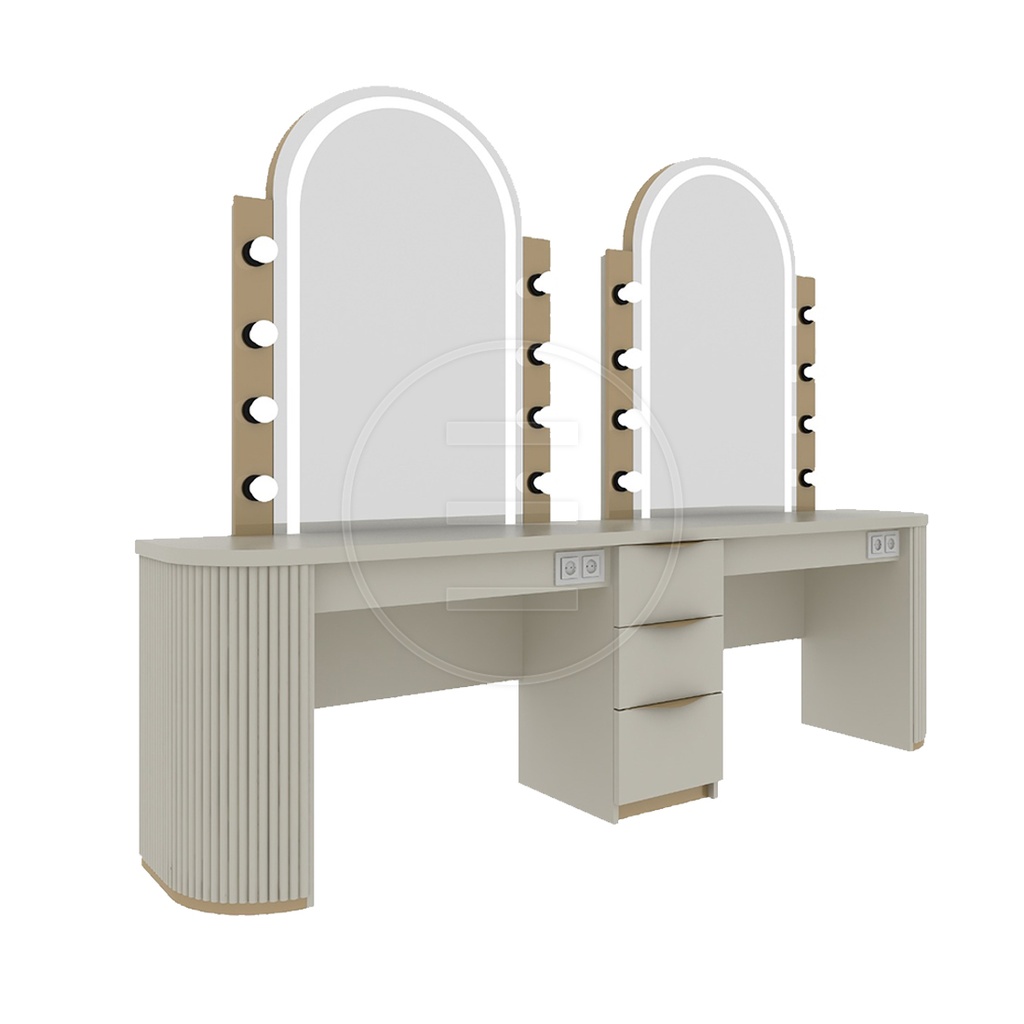 [Alp-030206] Alpeda-Melina Double Makeup Unit